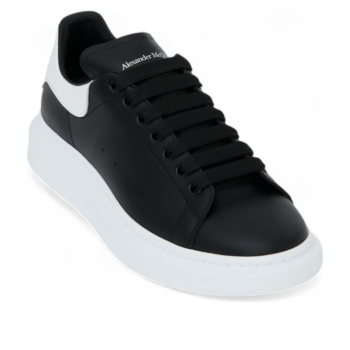 Alexander McQueen Oversized Sneaker 'Black White' 2024 553680-WIEEN-1070