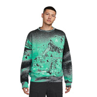 Nike ACG Therma-FIT All-Over Print Fleece Crew 'Light Menta' DQ5791-369