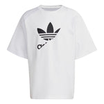 Men's adidas originals Bld Tricot In T Logo Sports Splicing Short Sleeve White T-Shirt HG1439