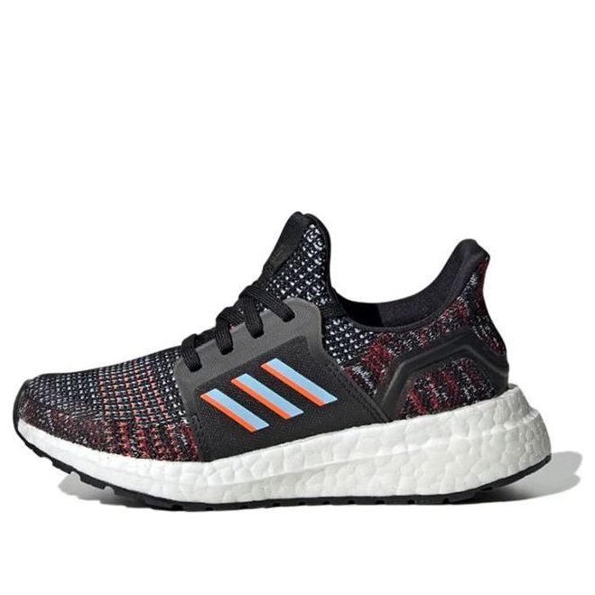 (GS) adidas Ultraboost 19 Gray Black Red EF0940