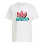 adidas Men's originals 5 As Tee Logo Sports White H13481