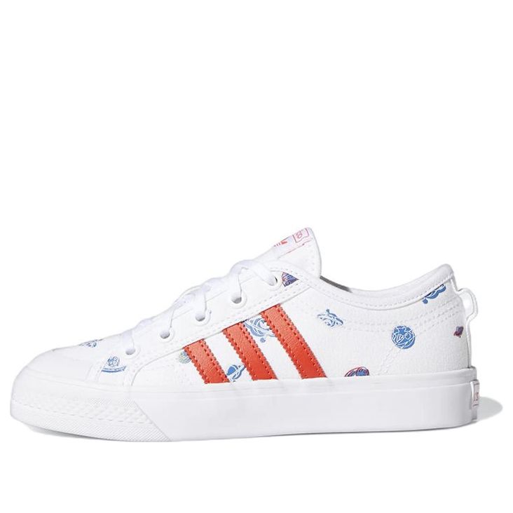(GS) adidas Nizza J 'Out Of This World - White' H01101