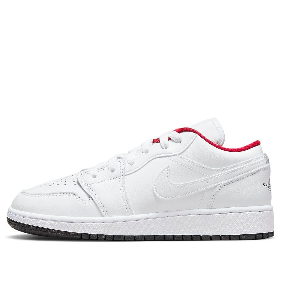 (GS) Air Jordan 1 Low 'White Gym Red Black' 553560-164