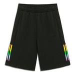 adidas neo Pd Short Gradient Stripe sPrinting Width Loose Sport Shorts Men's Black H65027