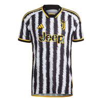 adidas Juventus 23/24 Home Authentic Jersey 'Black White' HR8248