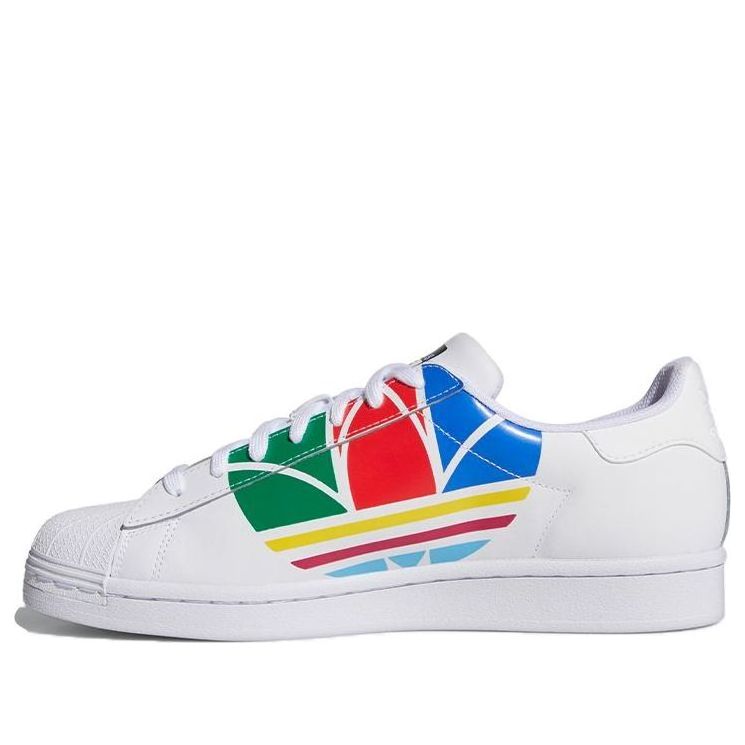adidas Superstar Pure 'Colorful Trefoil - Cloud White' FU9519