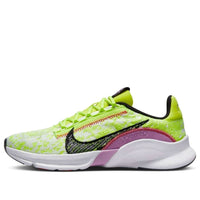 (WMNS) Nike SuperRep Go 3 Flyknit Next Nature 'Volt Rush Fuchsia' DH3393-700