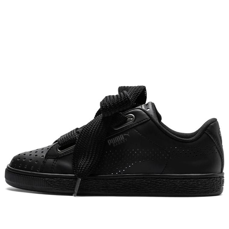 (WMNS) PUMA Basket Heart Ath Lux Black 366728-03