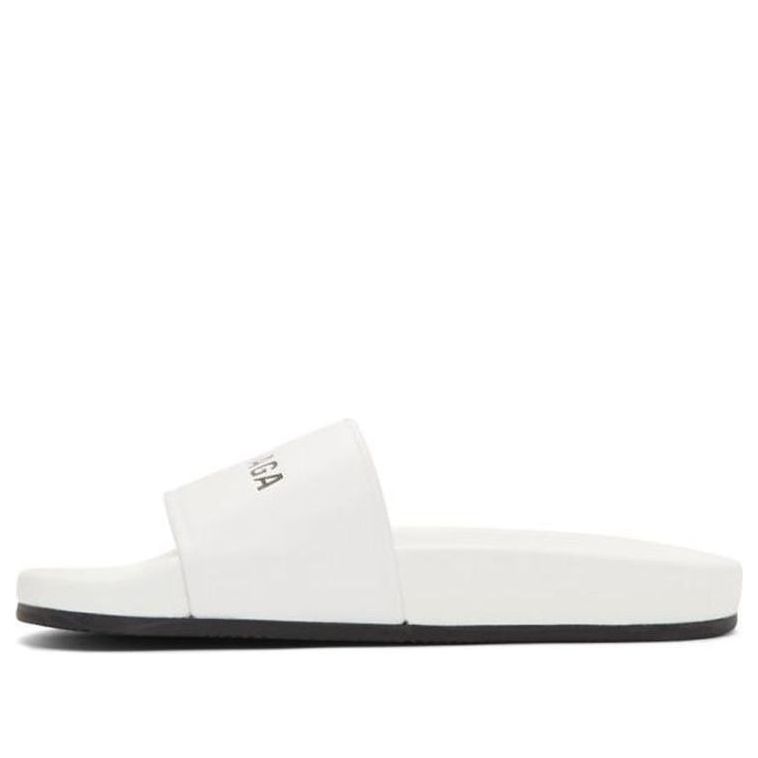 Balenciaga Classic Logo Slide 'White' 530501WAL009061