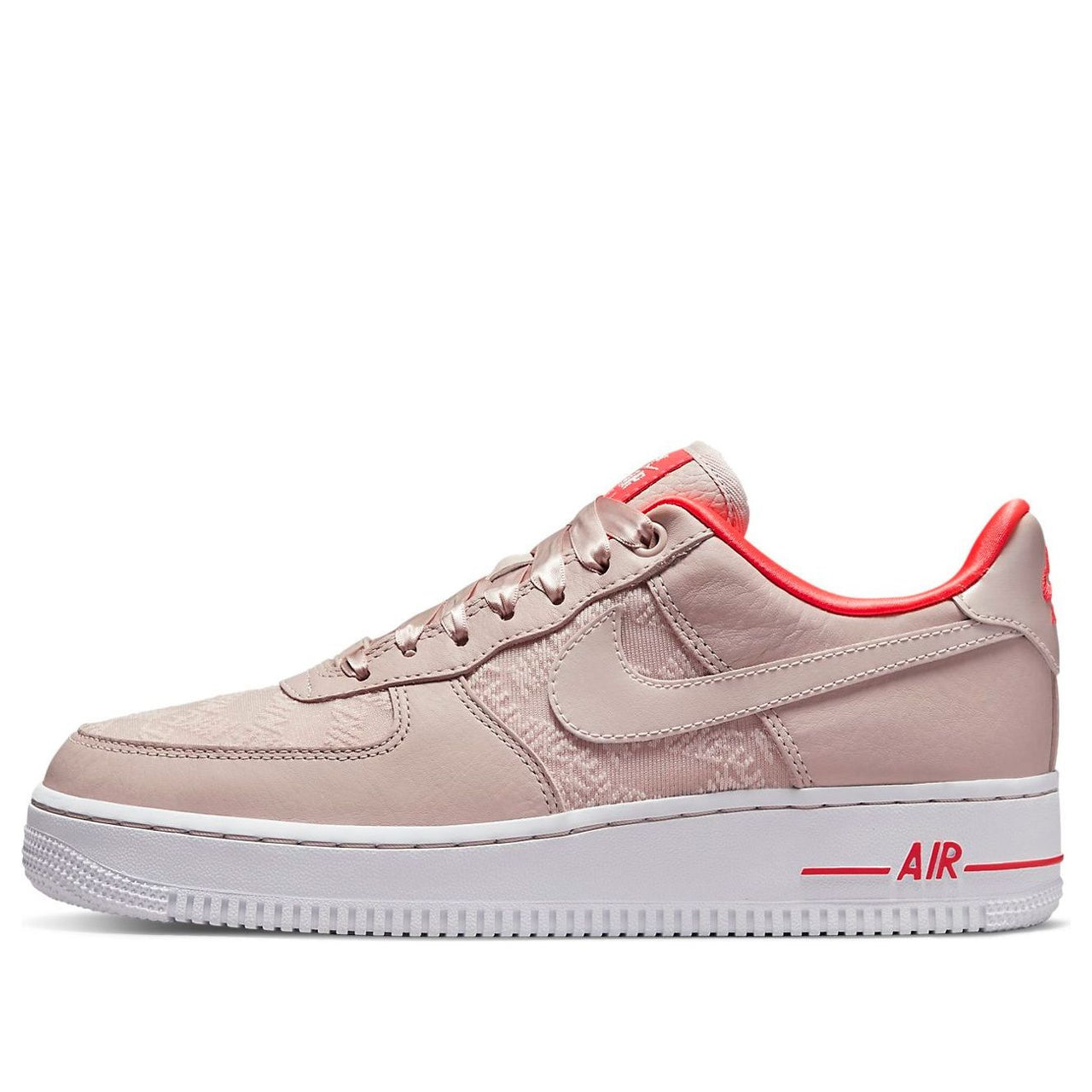(WMNS) Nike Air Force 1 '07 'Fossil Stone Laser Crimson' DQ7782-200