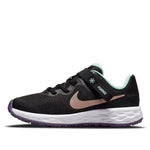 (PS) Nike Revolution 6 FlyEase 'Black Mint Foam' DD1114-005