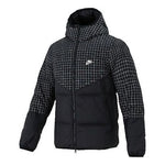 Nike Splicing Sports Stay Warm hooded down Jacket Black DD6964-010