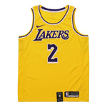 Nike NBA Jersey Basketball Jersey/Vest SW Fan Edition Lonzo Ball Lakers 2 Team limited Yellow AA7099-728