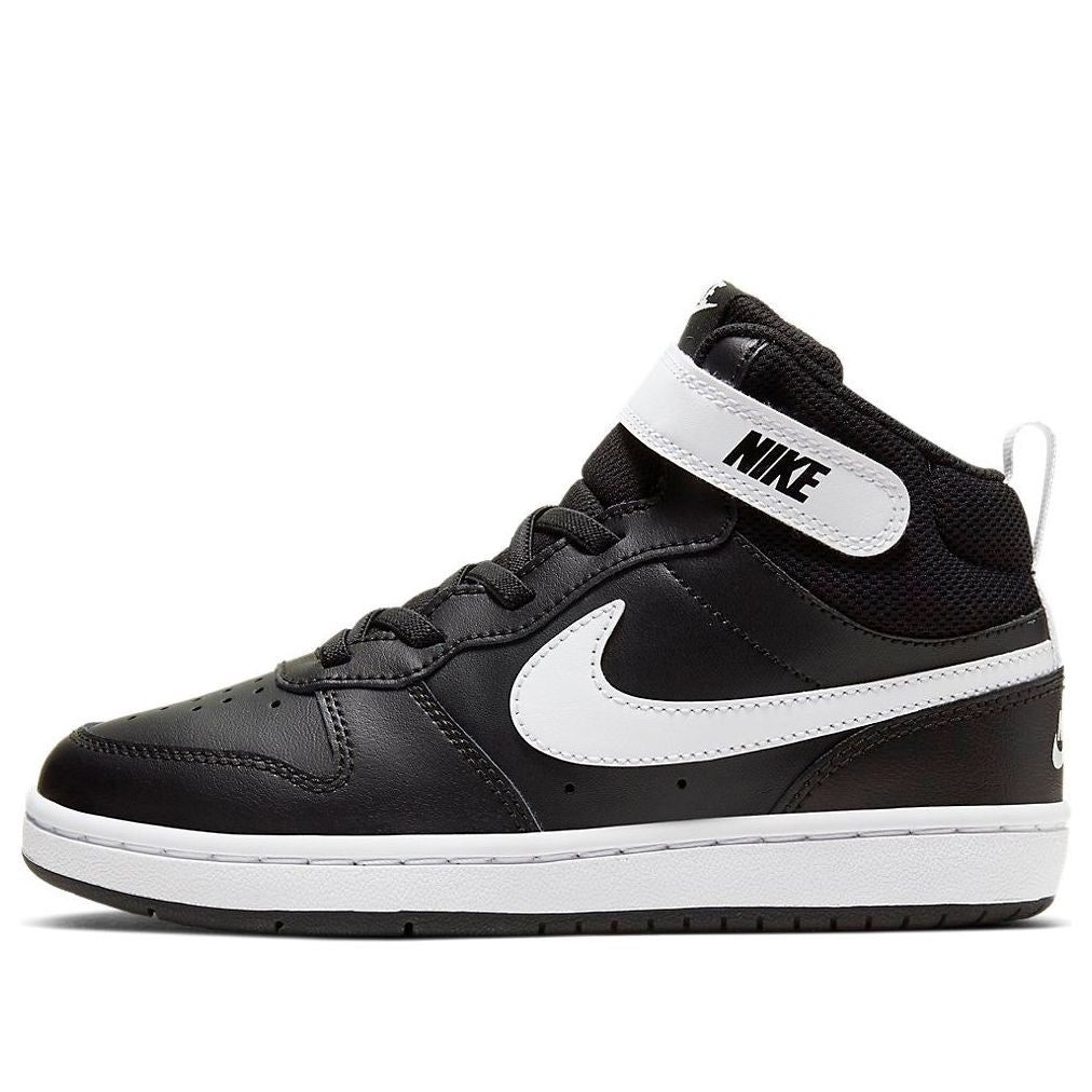 (PS) Nike Court Borough Mid 2 'Black White' CD7783-010