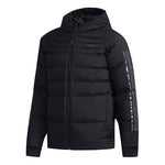 adidas neo Down Jkt Hooded Down Jacket Men's Black DM2197