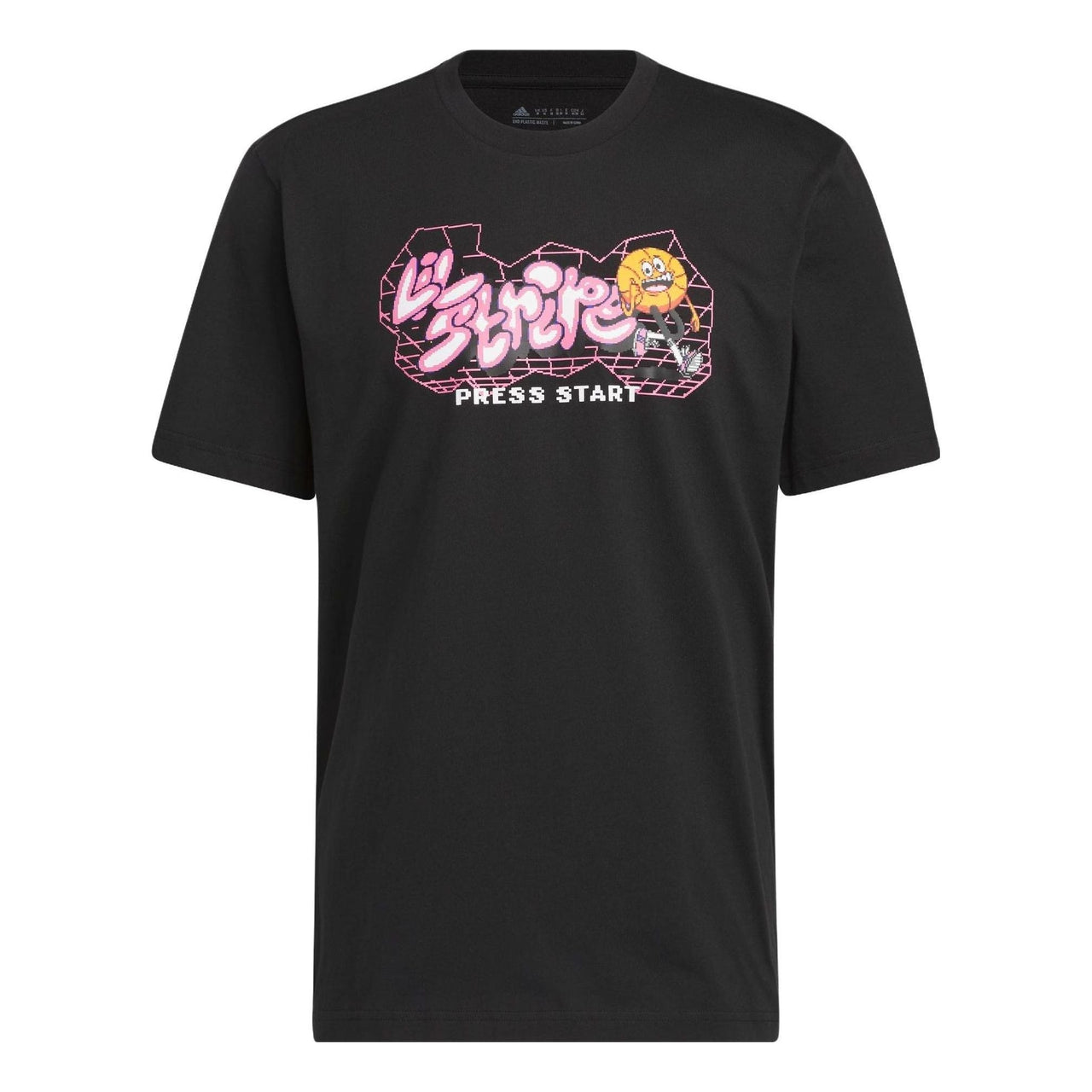 adidas Metaverse Gaming Lil' Stripe Tee 'Black' IM4611