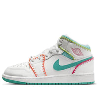 (GS) Air Jordan 1 Mid SE 'Multi Knit' DM6218-100