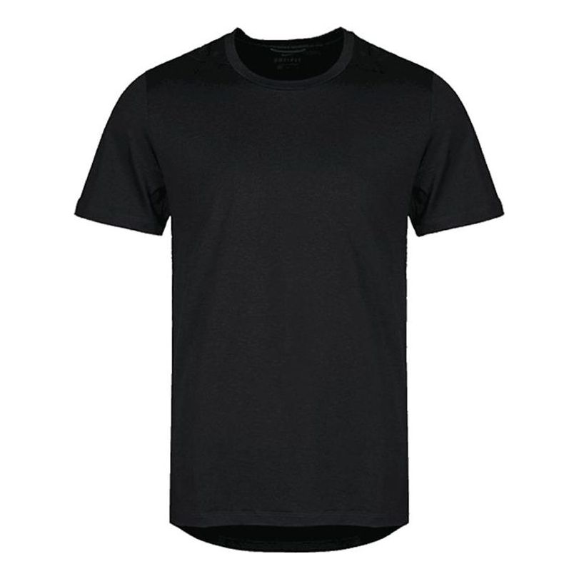 Nike Dri-Fit Solid Color Short-sleeved T-shirt 'Black' 928016-010