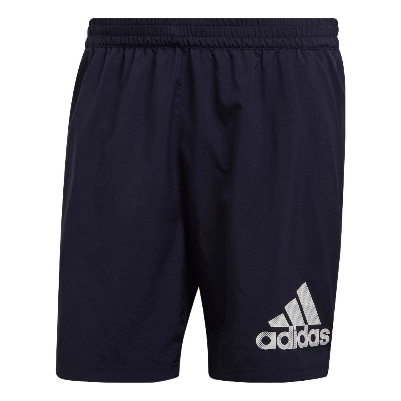 Men's adidas Alphabet Logo Printing Woven Thin Breathable Sports Shorts Ink Blue HB7474