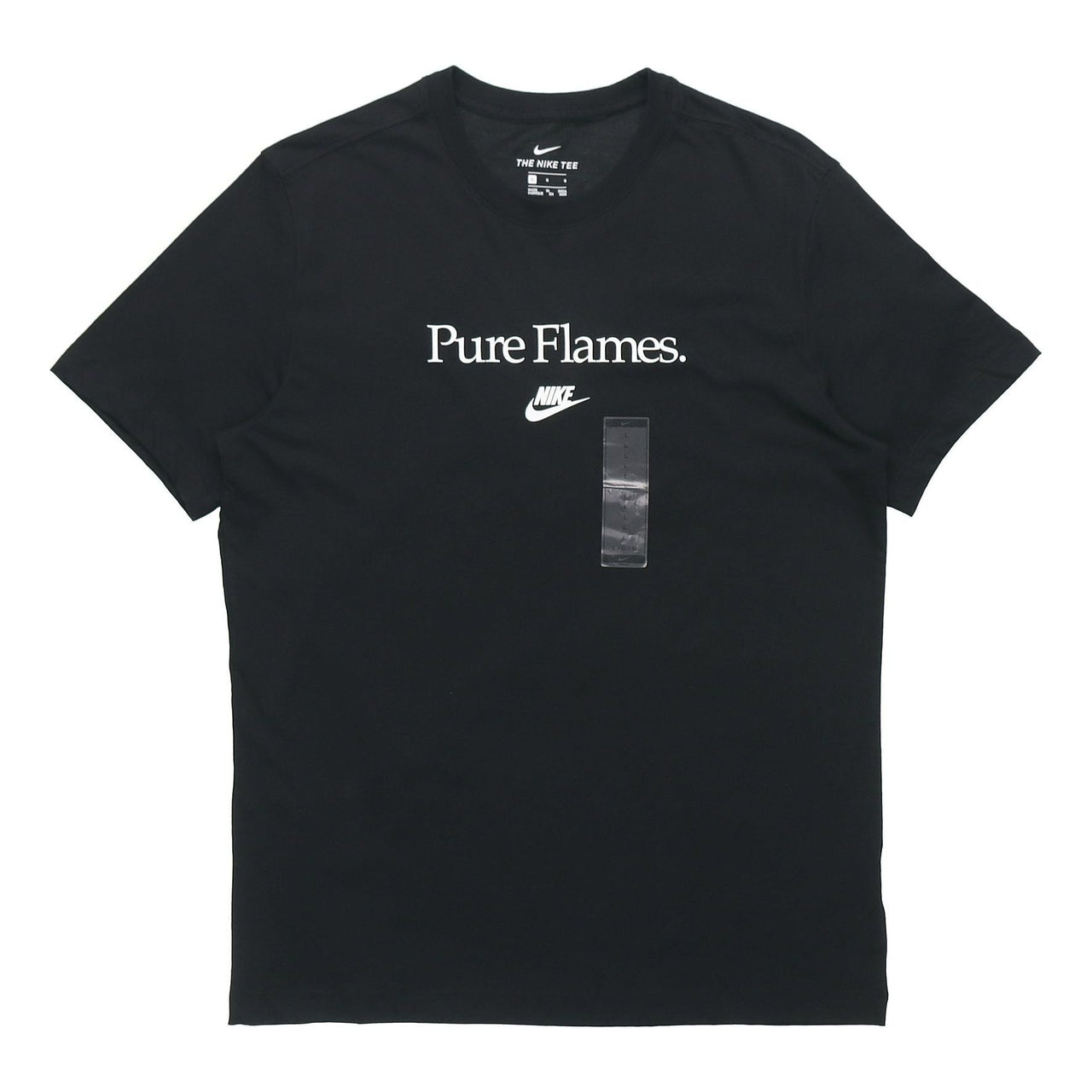 Nike Alphabet Printing Round Neck Short Sleeve Black CK9768-010