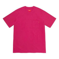 Supreme SS20 Week 1 S/S Pocket Tee Basic Short Sleeve Unisex Purple Red SUP-SS20-132