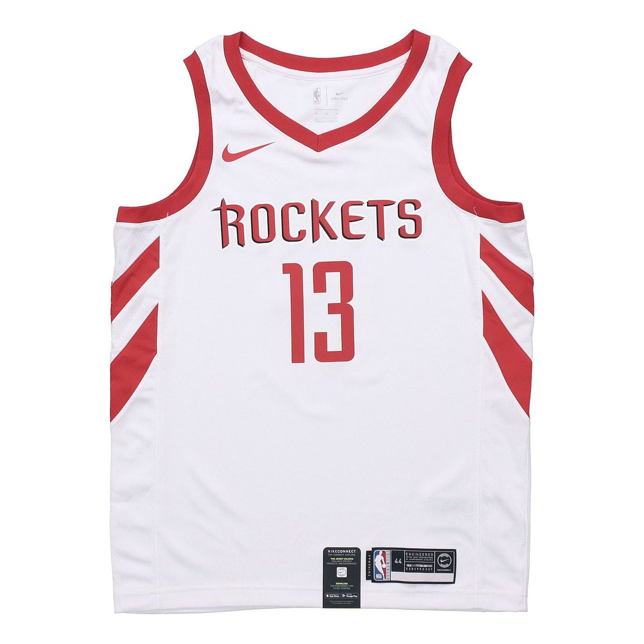 Nike NBA James Harden Association Edition Swingman Jersey SW 13 White 864419-100