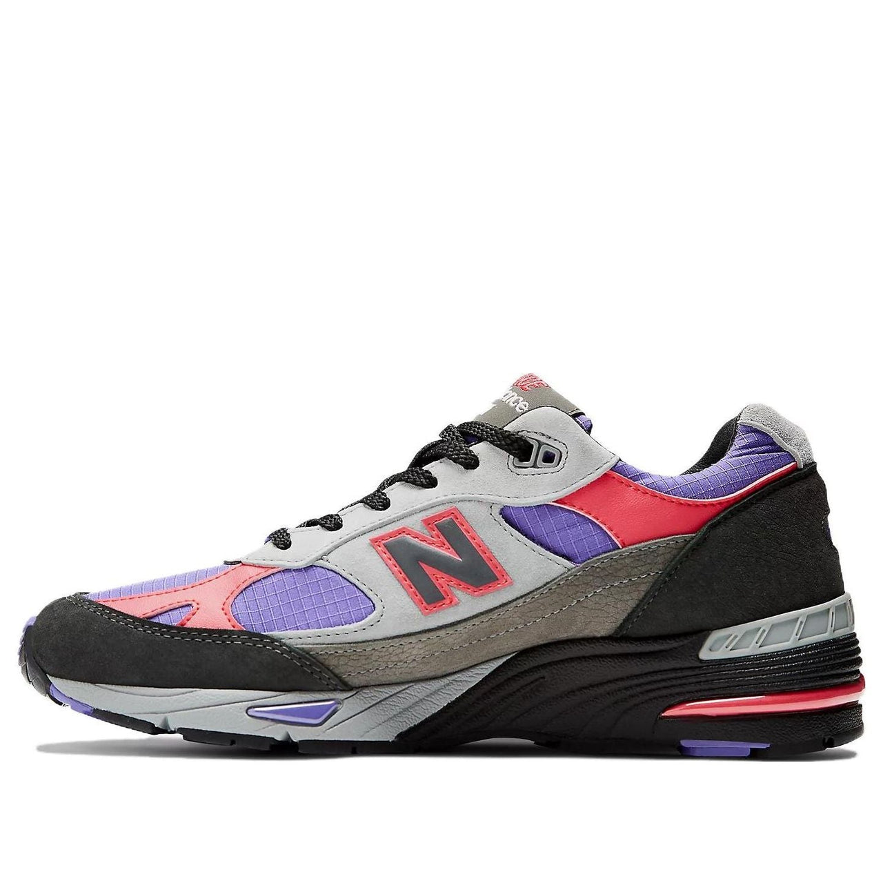 (WMNS) New Balance 991 Made in England x Palace 'Black Ultra Violet' W991PLE