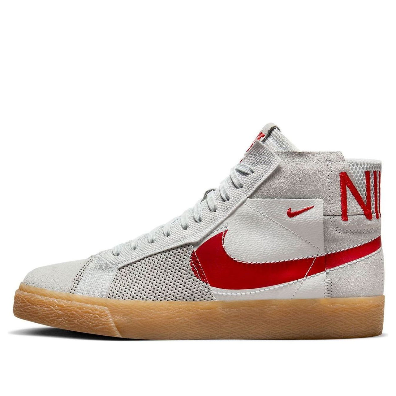 Nike SB Zoom Blazer Mid 'Deconstructed White University Red Gum' FD5113-100