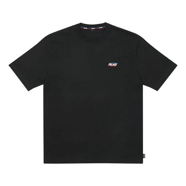PALACE Basically A Tshirt Logo Micro Mark Round Neck Short Sleeve Unisex Black P12TS051