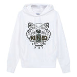 (WMNS) KENZO SS21 Tiger Head Embroidered Hoodie White FB52SW8714XA-01B