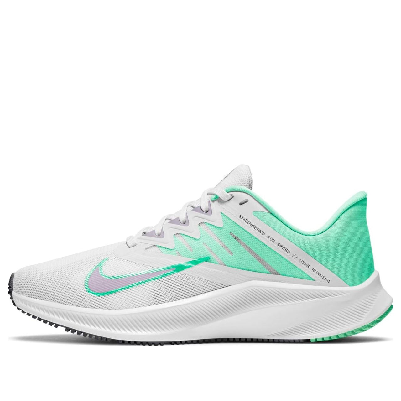 (WMNS) Nike Quest 3 'White Green Glow' CD0232-111