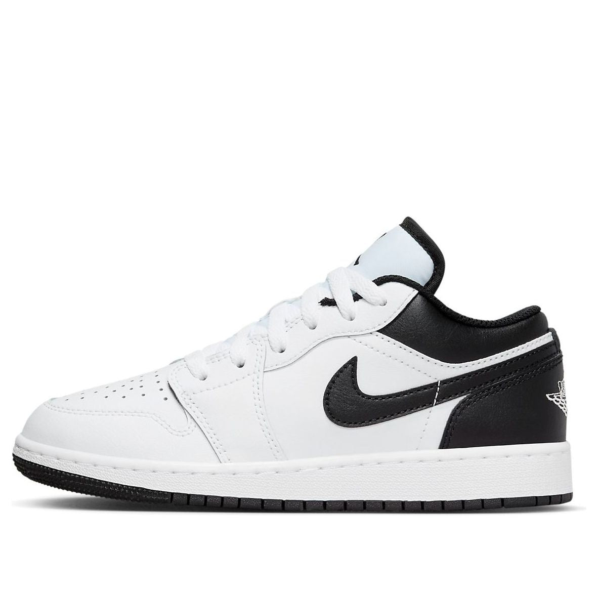 (GS) Air Jordan 1 Low 'White Black' 553560-132