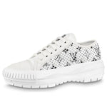 (WMNS) LOUIS VUITTON LV Squad Sneakers 'White with Crystal Monogram' 1A9RZ8