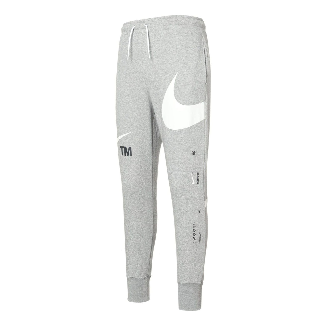 Men's Nike Large Logo Lacing Knit Bundle Feet Sports Pants/Trousers/Joggers Autumn Light Grey DD6092-063