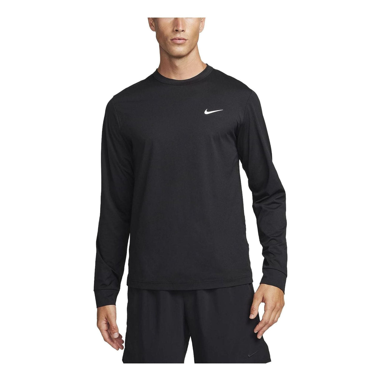 Nike Dri-FIT UV Hyverse Long-Sleeve Fitness Top 'Black' FB8584-010