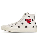 Converse x COMME des GARCONS PLAY Chuck 70 Hi 'White Polka Dot' 157251C