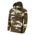 Nike camouflage sports zipped hooded jacket 'Green' BV3625-222