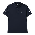 FILA Athletics Series Athleisure Casual Sports Short Sleeve polo Royal blue A11M123152F-NV