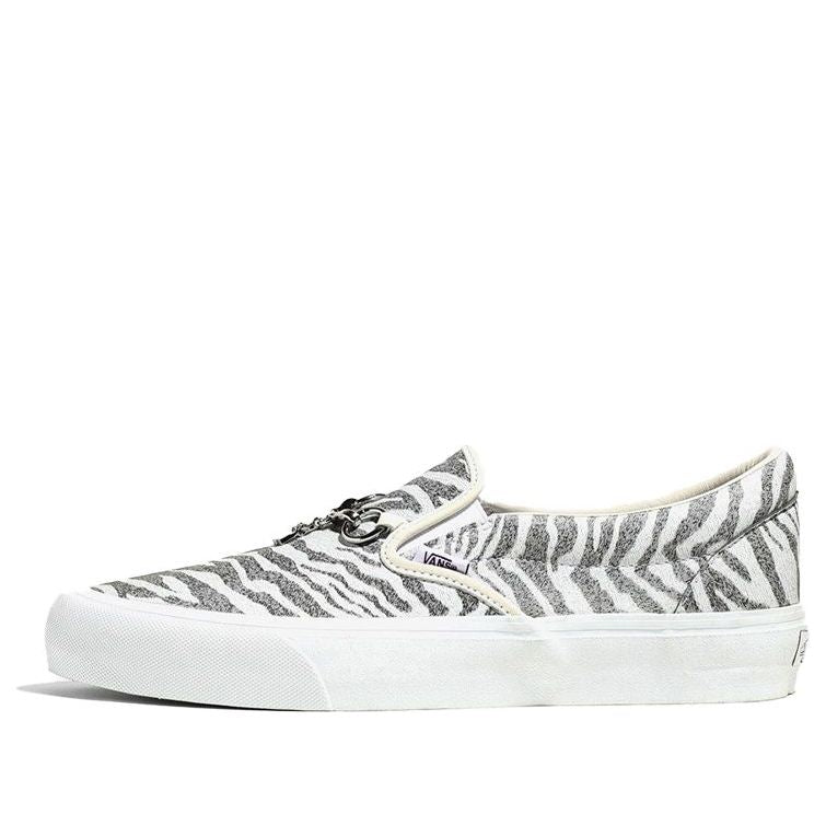 Vans Needles x Vault Classic Slip-On V 'Animal Print - White' VN0A3QXY2GT