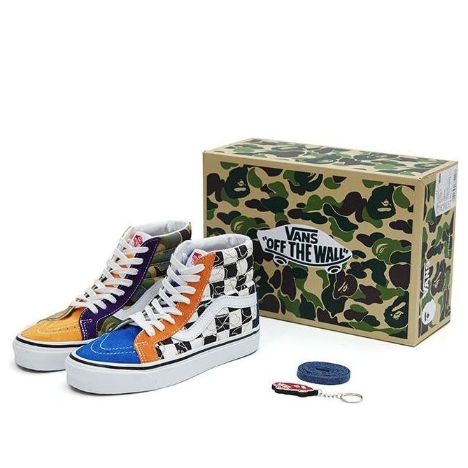 Vans BAPE x SK8-HI 36 DX 'Multi Camo' VN0A38GF7BM