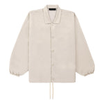 Fear of God Essentials FW23 Coaches Jacket 'Silver Cloud' 202BT232012F