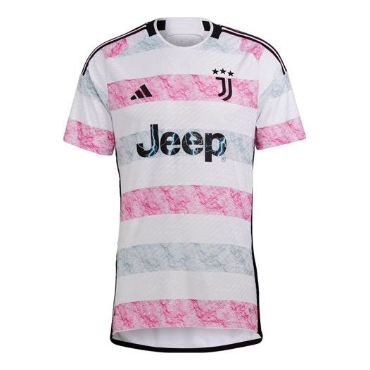 adidas Juventus 23/24 Away Authentic Jersey 'White' HR8246