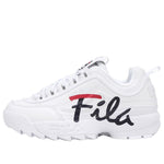 FILA Low-Top Side Logo Daddy Shoes 'White Black' 1FM00863D_121