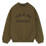 Fear of God Essentials Fleece Crewneck 'Olive' 192BT246264F