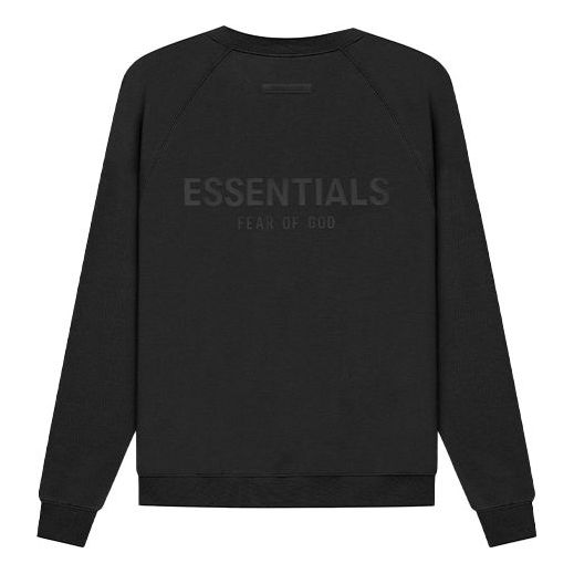 Fear of God Essentials SS21 Pull-Over Crewneck Black FOG-SS21-577