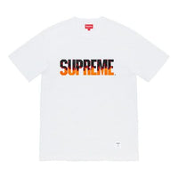 Supreme FW19 Week 1 Flame SS Top Logo Tee SUP-FW19-023