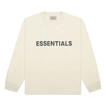 Fear of God Essentials FW20 Long Sleeve Logo Tee 'Cream' FOG-FW20-342