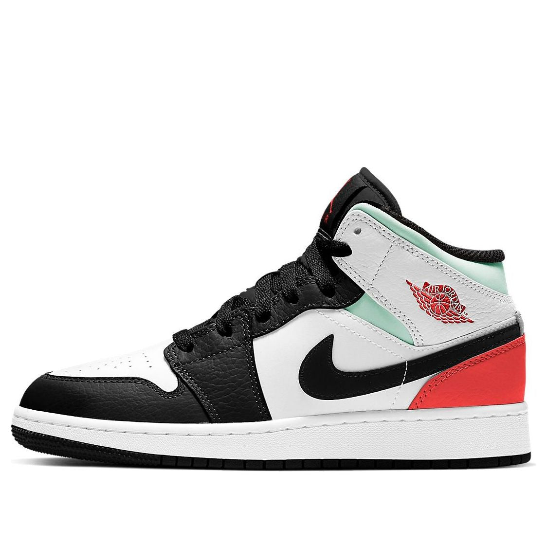 (GS) Air Jordan 1 Mid 'Red Mint' BQ6931-100
