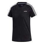 (WMNS) adidas neo ESNTL 3S TEE Sports Short Sleeve Black GJ7948
