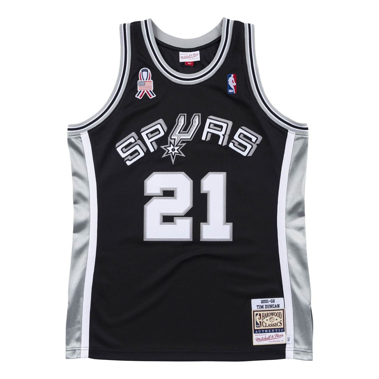 Mitchell & Ness x NBA San Antonio Spurs 2001-02 Jerseys 'Tim Duncan 21' AJY4GS18456-SASBLCK01TDU